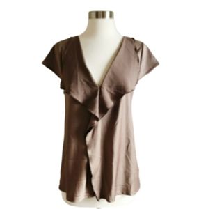 •MEADOW RUE•cascade ruffle top anthropologie